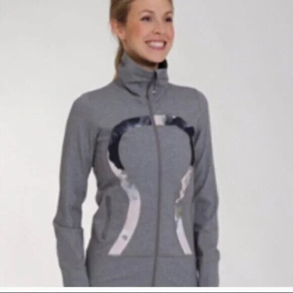 LULULEMON In Stride Jacket Watercolor Citron - Picture 2 of 9